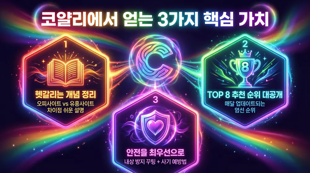 코얄리(Coyali)에서 얻을 수 있는 3가지 핵심 가치