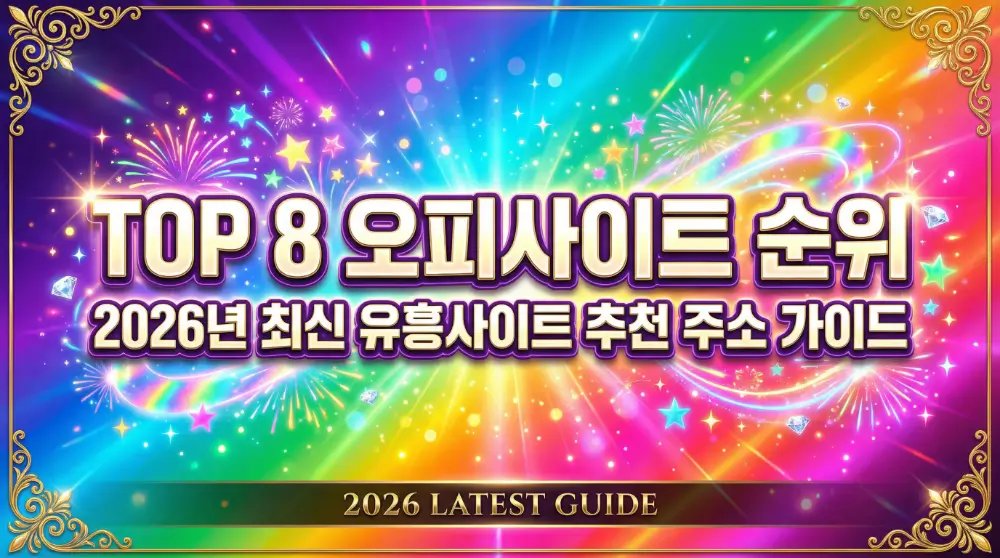 오피사이트 참고 순위 및 최신 주소 찾기 가이드