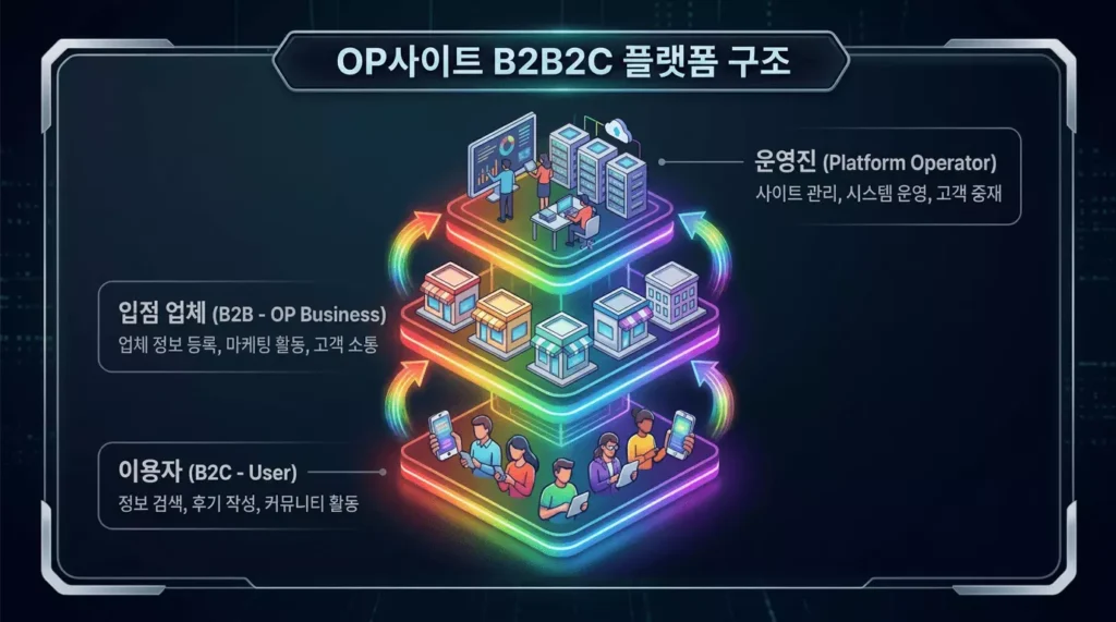 오피사이트의 심장, '플랫폼' B2B2C 시스템